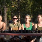 The camping crew and our cameras